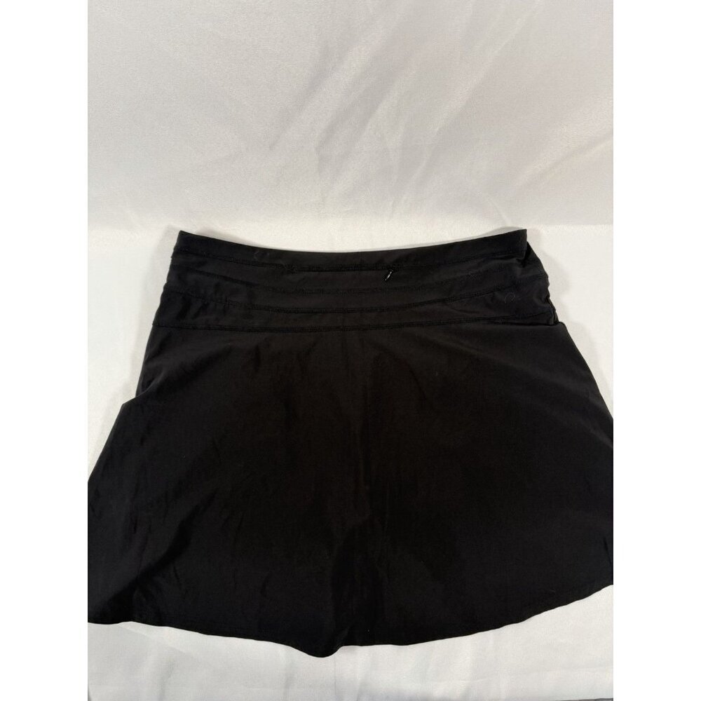 Athleta All Day Skort Jupe Short - Short Solid BlackAthletic Golf Zipper Size 16 - Picture 4 of 10